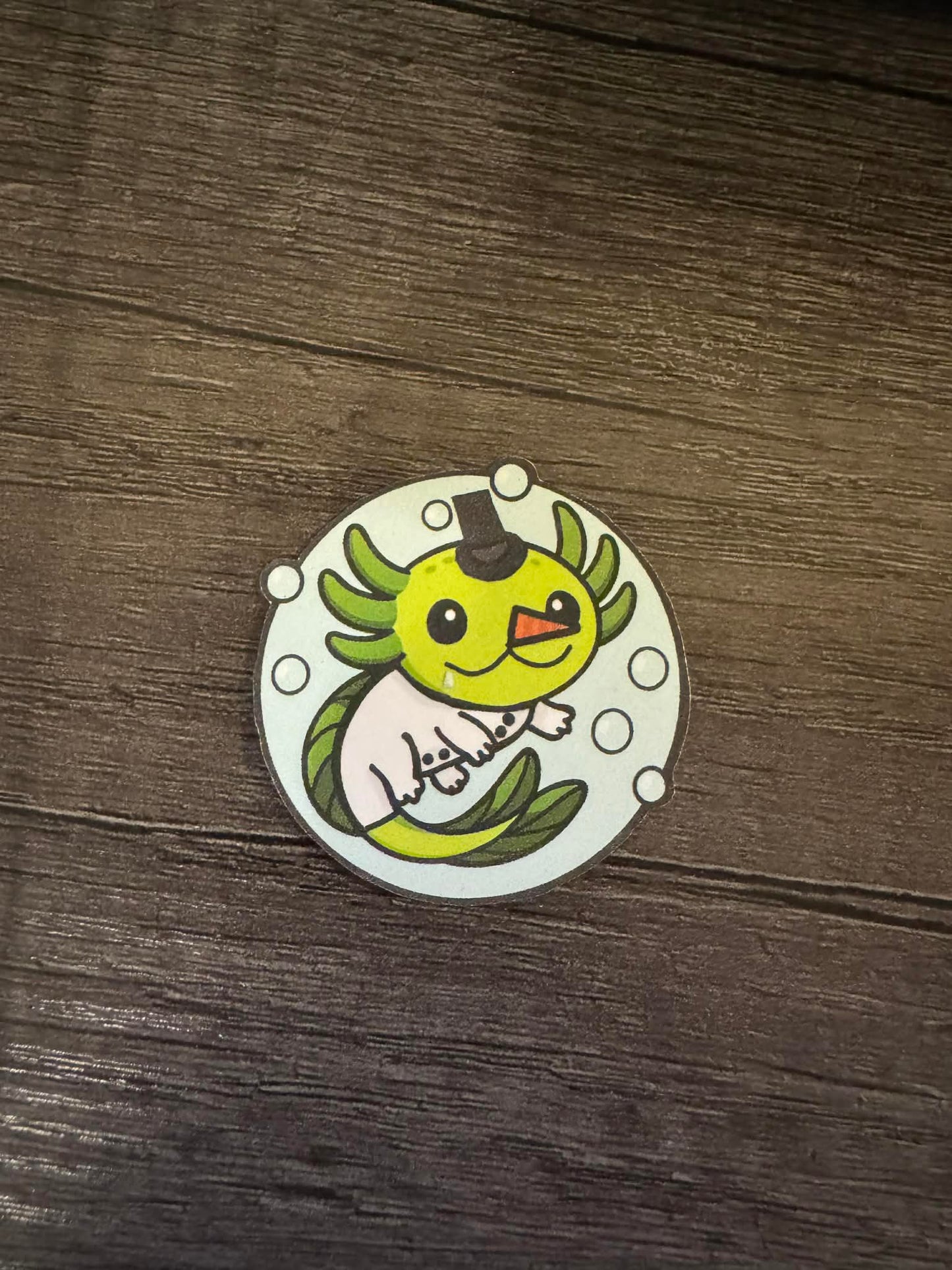 Meep the Snow Axolotl