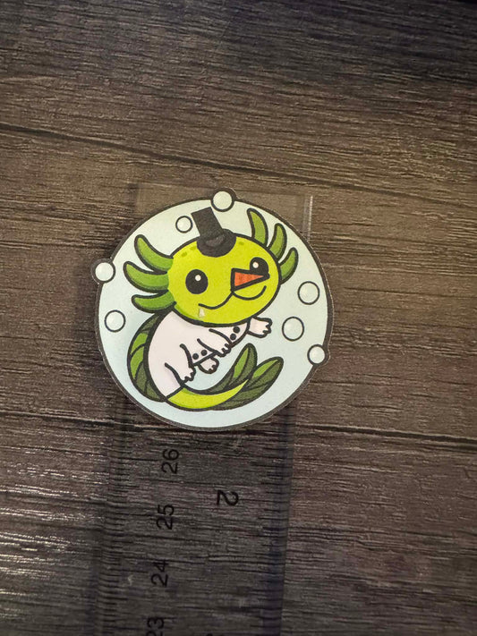 Meep the Snow Axolotl